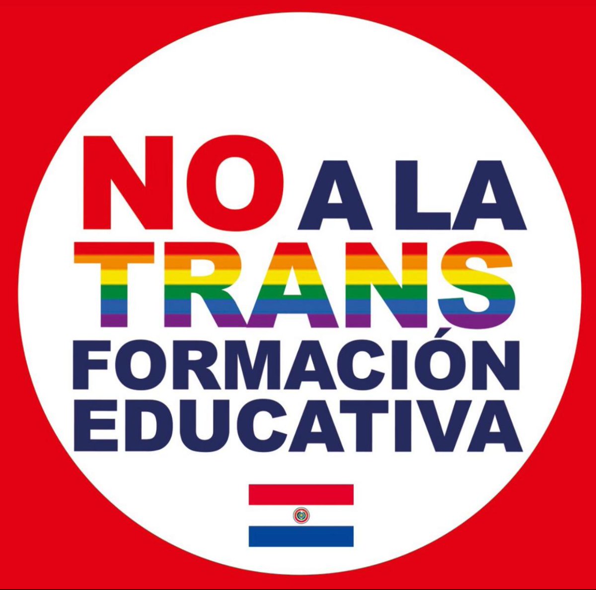 Enfoque de FAMILIA, NÓ enfoque de Género

DIOS, PATRIA Y FAMILIA 🇵🇾