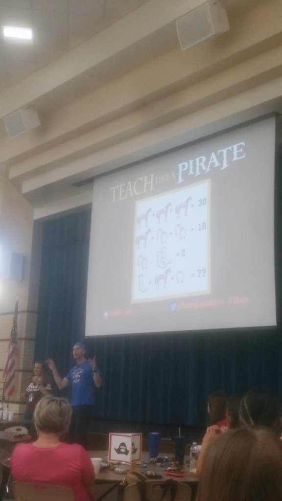 ClassofHarvey's tweet photo. Learning how to teach like a pirate! #katyisd https://t.co/a7Vou1qHFk