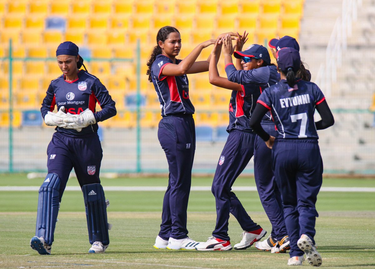 usacricket's tweet photo. Game Day 4️⃣ for us here in Abu Dhabi as we begin the 5th - 8th place phase of the tournament vs Papua New Guinea. Toss news incoming soon

Follow the #TeamUSA🇺🇸  Women's team on ICC TV

📺 LIVE STREAM: https://t.co/lh5erWochz

#WeAreUSACricket🇺🇸 https://t.co/EHxJfMkWdS