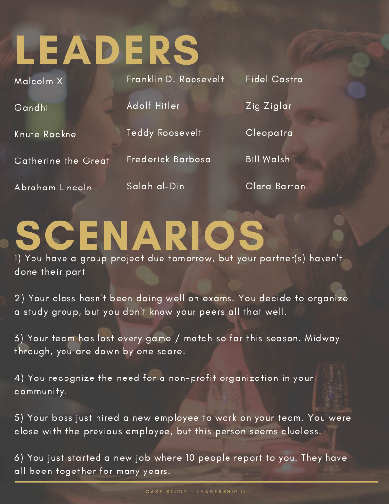 Teaching_Biz's tweet image. Another way to include other content - students researched historical leader and solved scenarios the way their leader would (in speed dating format). Great insight into #leadership styles, expanded knowledge of historical figures, and built comm. skills! #EntrepreneurshipClass