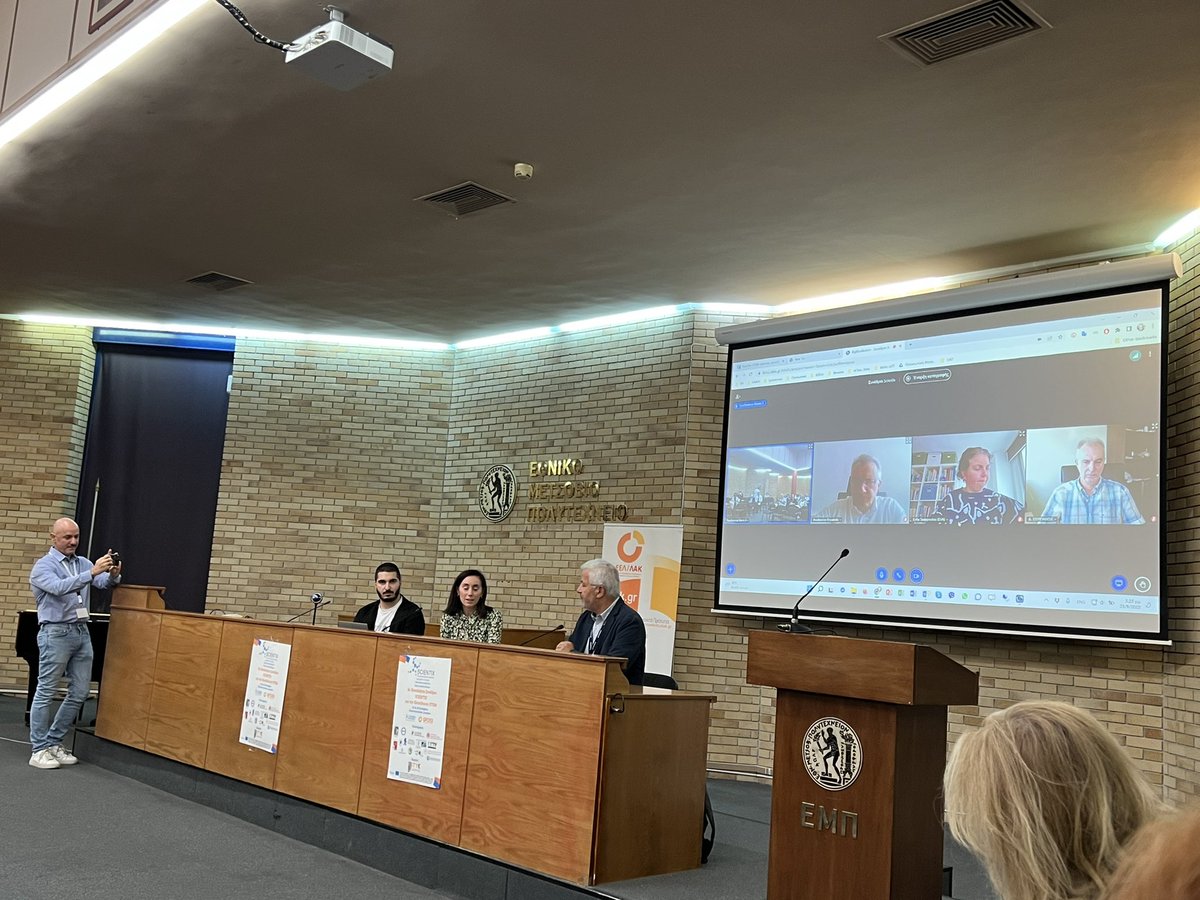 jojomakis's tweet photo. Έναρξη 3ου Πανελλήνιου Συνεδρίου #Scientix #ellak https://t.co/dwjZ3XTv0h