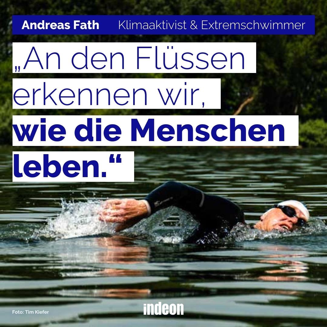 Gegen Plastik in Flüssen: Andreas Fath ist die komplette Donau hinab geschwommen. Mit  dieser Aktion hat er ein klares Ziel: Es ist kein Kavaliersdelikt, wenn Flüsse oder Naherholungsgebiete als Müllhalden hinterlassen werden. Wir haben Andreas getroffen. indeon.link/SOHTo