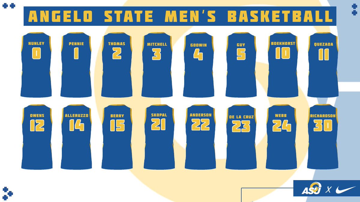 AngeloStateMBB's tweet photo. 𝟮𝟬𝟮𝟮-𝟮𝟬𝟮𝟯 𝗝𝗲𝗿𝘀𝗲𝘆 𝗡𝘂𝗺𝗯𝗲𝗿 𝗥𝗲𝘃𝗲𝗮𝗹 👀

#RamFam | #RamHoops https://t.co/4XSjpu90J8