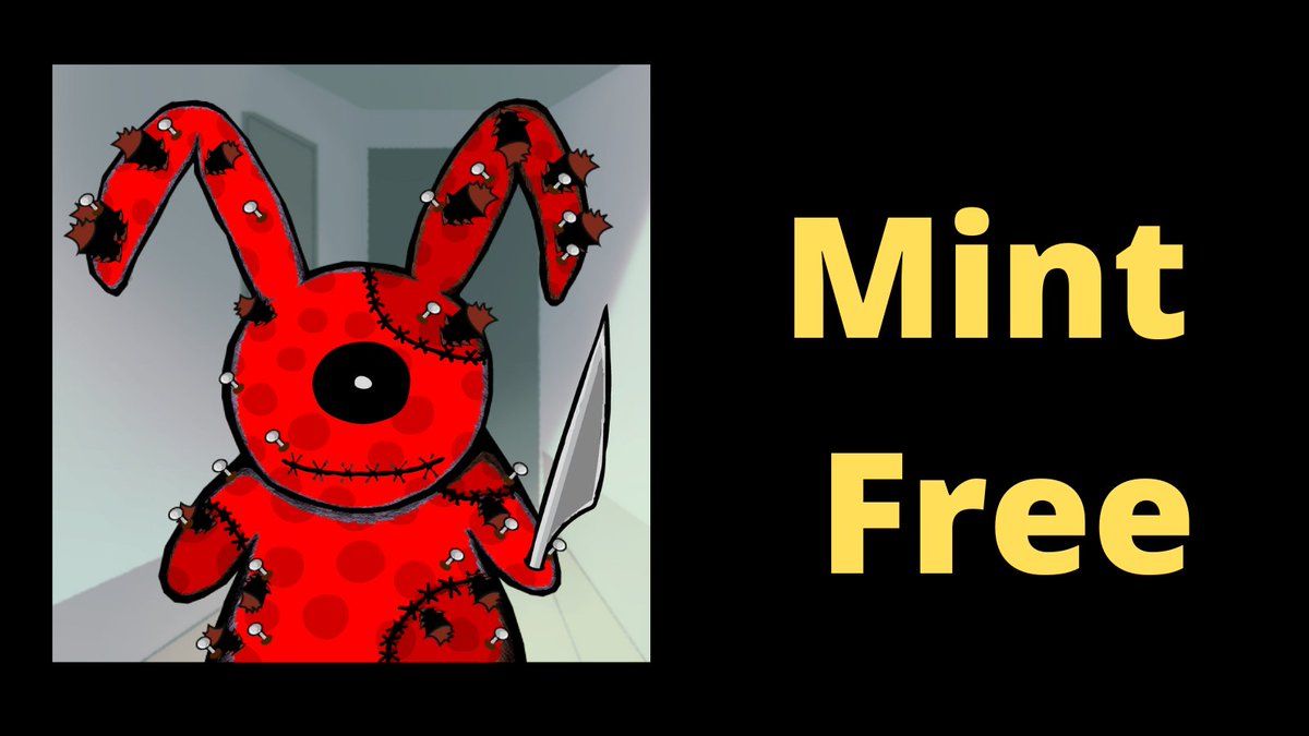 💀🐰🔪WE ARE ALREADY 124💀🐰🔪

Crazy Stuffed Bunnies

💸MINT FREE (first 500 items) IN:
crazystuffedbunnies.online

Opensea
opensea.io/collection/cra…

#nft #nftart #nftartist #nfts #nftcollector #nftcommunity #cryptoart #critoartist #nftphotography #nftanimation #nftvideo #digitalart