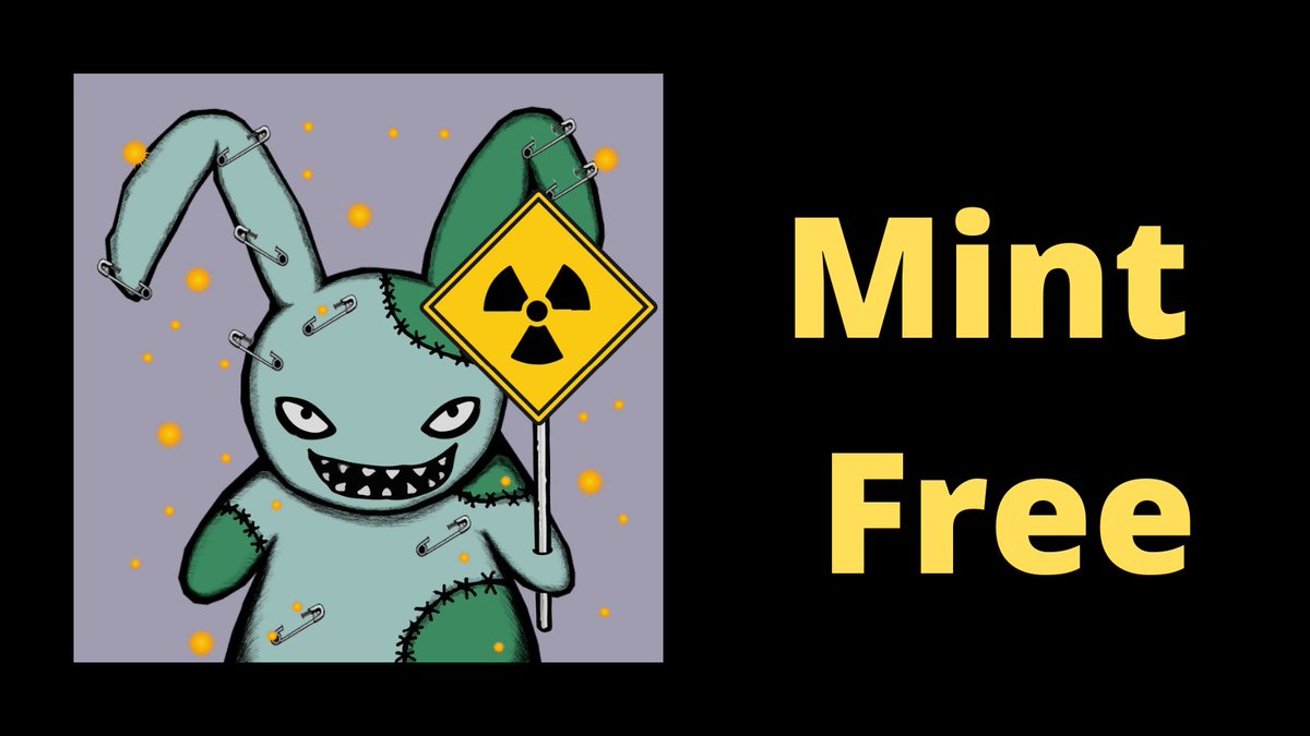 💀🐰🔪WE ARE ALREADY 124💀🐰🔪

Crazy Stuffed Bunnies

💸MINT FREE (first 500 items) IN:
crazystuffedbunnies.online

Opensea
opensea.io/collection/cra…

#nft #nftart #nftartist #nfts #nftcollector #nftcommunity #cryptoart #critoartist #nftphotography #nftanimation #nftvideo #digitalart