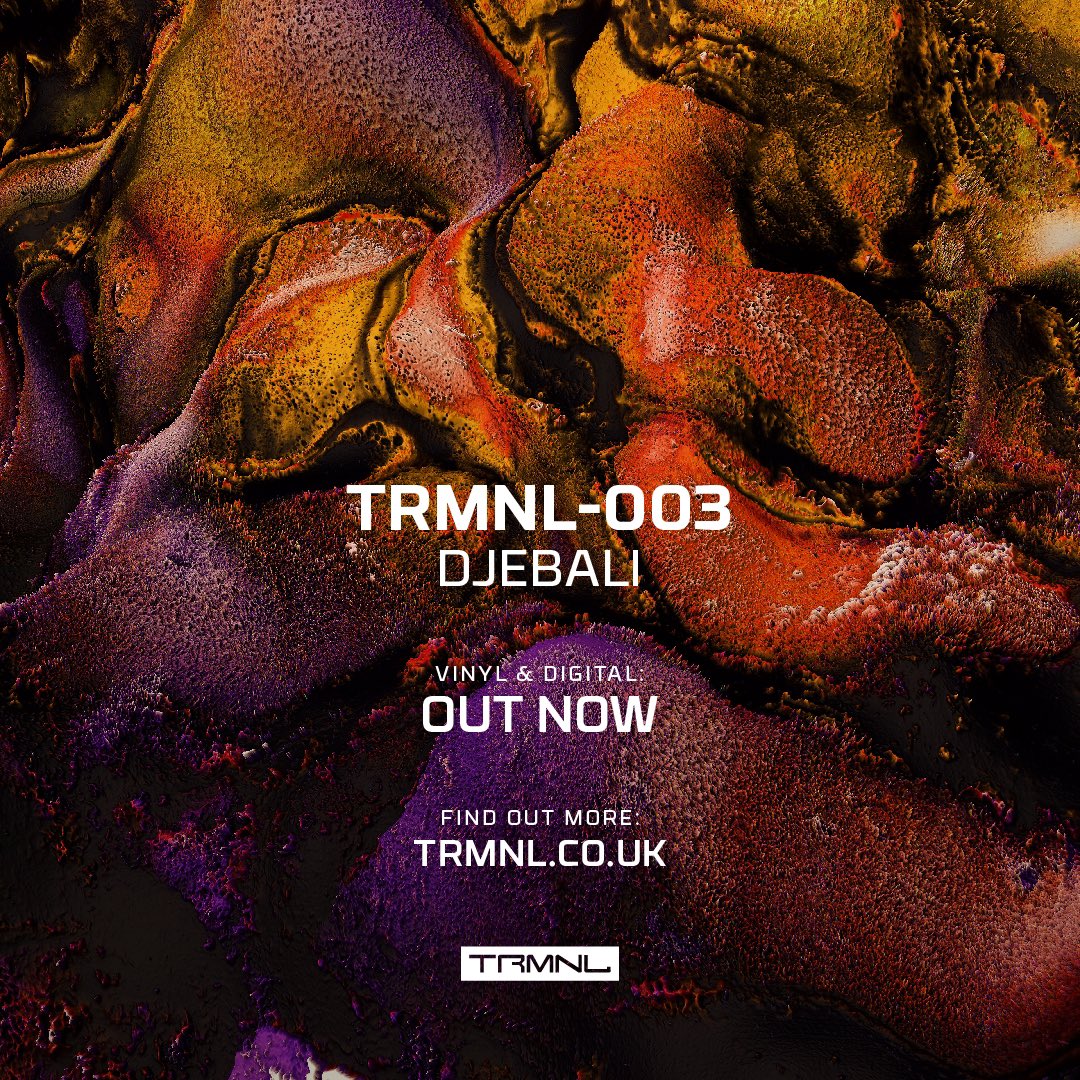 thisisTRMNL's tweet photo. The wait is over..TRMNL 003 - DJEBALI - RAVE VISION EP - OUT NOW!

Now available as a limited edition translucent orange vinyl from leading record stores or to stream / download via all major platforms.

Find out more: https://t.co/WNsQF9o5On https://t.co/v2TDGD074d