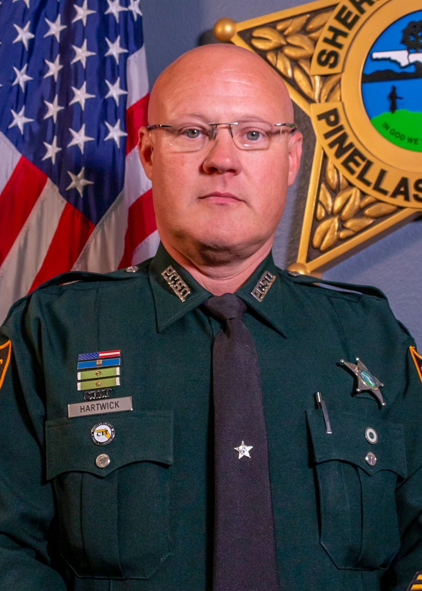 Late last night, Deputy Michael Hartwick was killed in a hit-and-run crash while protecting workers in a construction zone on I-275 in St. Pete. Our prayers are with his family and the @SheriffPinellas team.