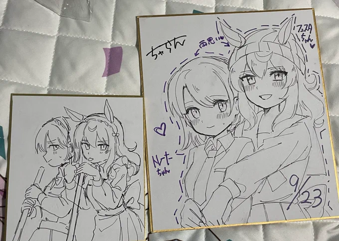 売るの躊躇って結局売らなかった色紙 