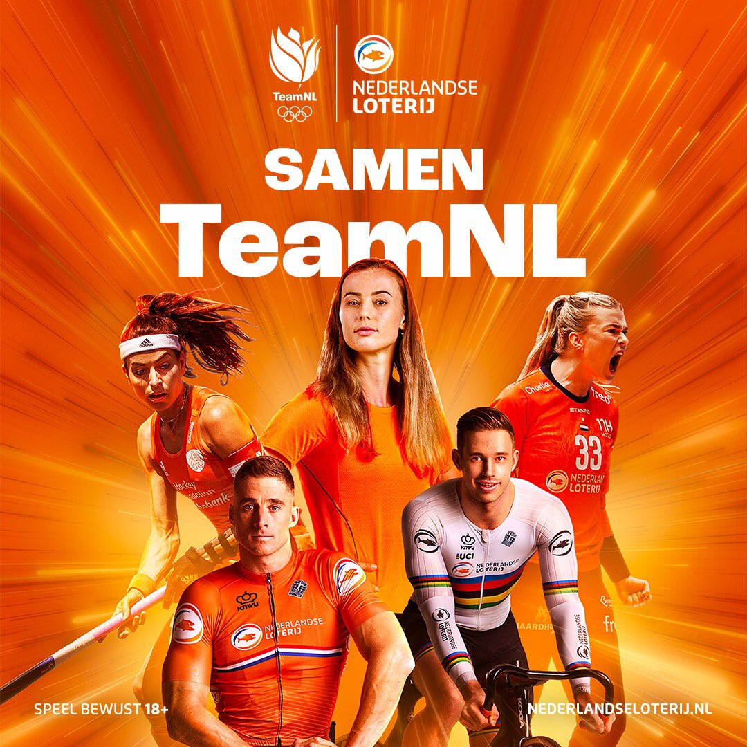 Samen TeamNL 🧡 

Nederlandse Loterij is vanaf nu 10 jaar lang trotse hoofdsponsor van TeamNL 🙌. Met elkaar gaan we op weg om het sportiefste land ter wereld te worden! 🏊

#nederlandseloterij #TeamNL