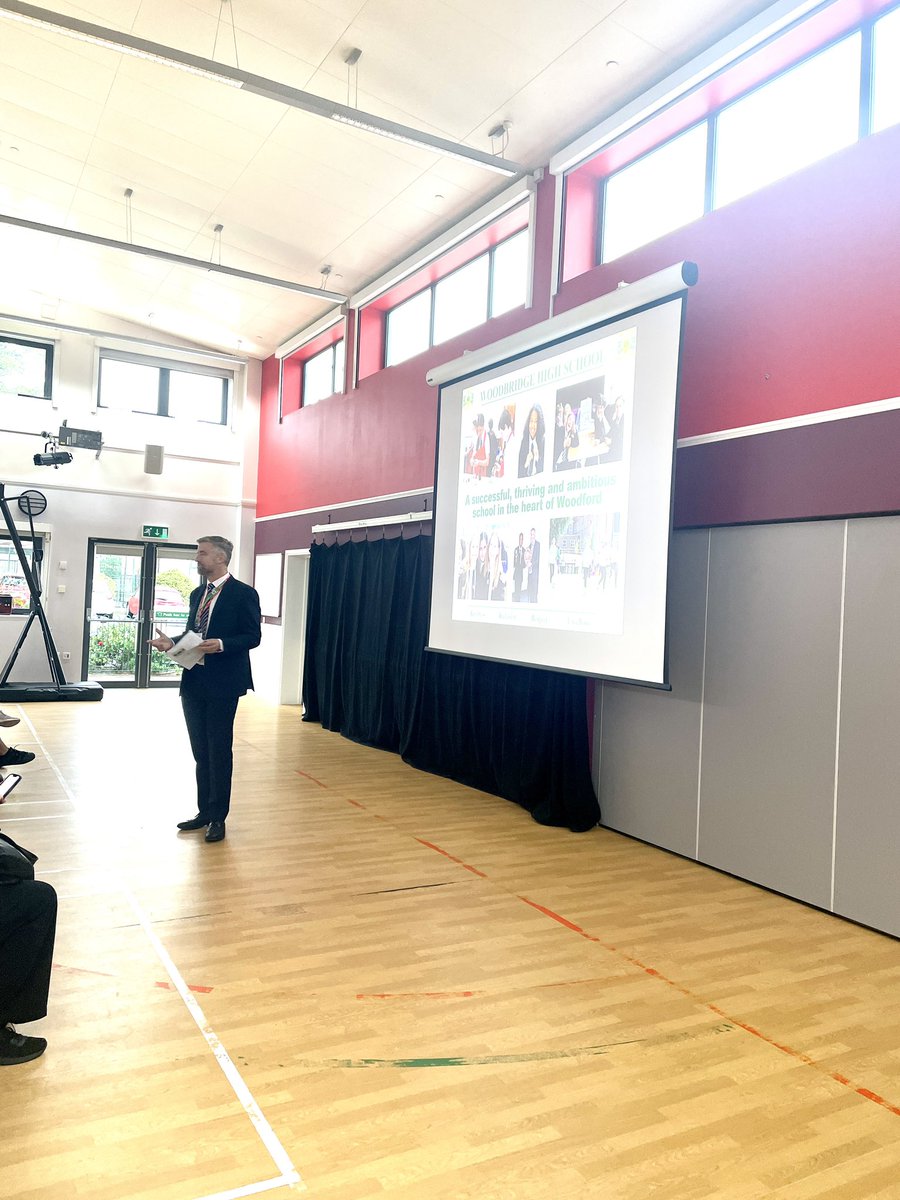 WHS_Year7's tweet photo. It was a pleasure to speak to year 6 parents at @churchfieldsjs this morning. Thinking of @woodbrhigh for year 7 2023? Make sure you book on a tour! https://t.co/VYjvH759qS #teamwoodbridge #firstchoiceforwoodford https://t.co/mF0XZXsU1d