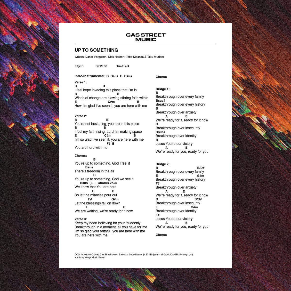 gasstreetmusic's tweet photo. We’ve got chord charts for you!

Check out the charts for ‘Room In My Heart’ &amp; ‘Up To Something’ available now at https://t.co/f1eUdbyx1c ✨ https://t.co/1Ztqj4yo22