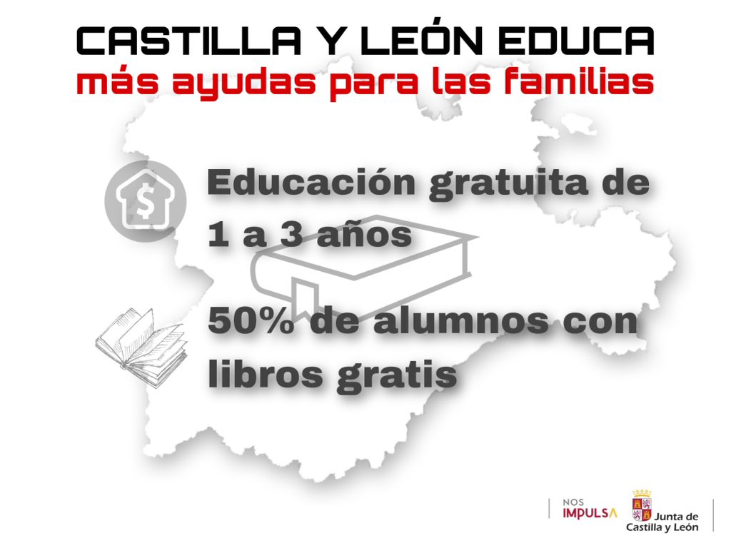 alferma1's tweet photo. Más apoyo a las familias para afrontar el curso escolar ante la situación económica. Hasta 3.000 euros de ahorro por alumno con el aumento de las ayudas de la Junta. #CYLProtege https://t.co/5cN9CbZX4F