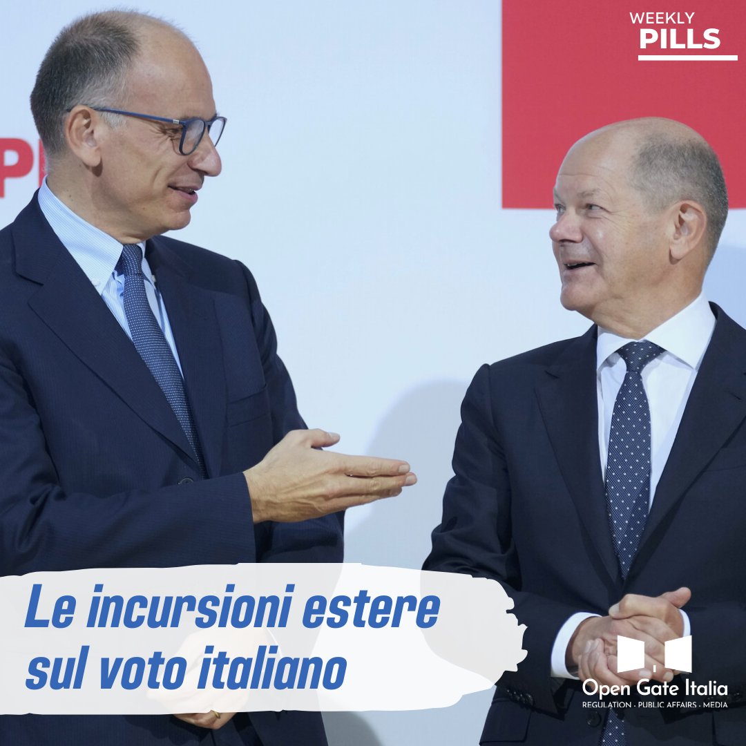opengateitalia's tweet photo. #LaSettimanaPolitica
🎯 Dal #team di #OpenGateItalia il recap settimanale 

-  I partiti chiudono la campagna elettorale
- Le incursioni estere sul voto italiano
- Guerra in Ucraina, le mosse di Putin: mobilitazione e referendum
- L’ONU attacca Mosca

👉🏻 https://t.co/asJvZehIBi https://t.co/C79H4EBlFK