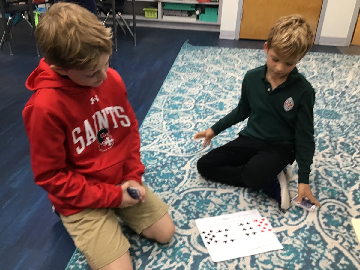 KBteachandstuff's tweet photo. Fun Friday in 3rd Grade at @SSSASsaints means math games all morning! 🫶 #sssasGrade3 https://t.co/7Z8GAmhiWu
