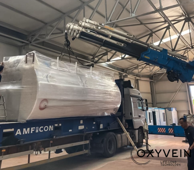 oxyvein's tweet photo. Oxyvein Oxymulti 10+2 hyperbaric chamber transportation has been successfully done in our factory. We look forward to have patients to have treatments and contribute to their health.

https://t.co/LBSF14Mlcn

#hyperbaric #oxygenchamber #multiplace #hyperbaricoxygenchamber https://t.co/ysHDCZtAWY