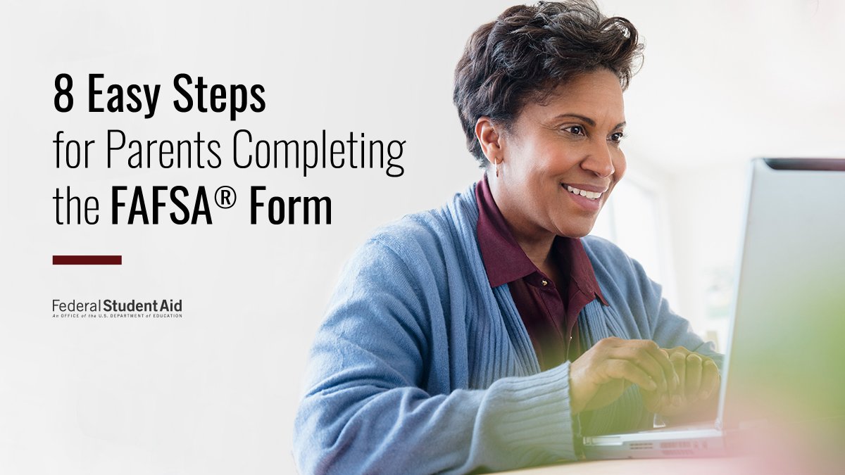 We know the college application process isn’t always easy for students—or parents. ​

If you’re a parent looking for more information on saving for college, learning about student aid, or understanding the application process, we have just what you need: studentaid.gov/articles/fafsa…