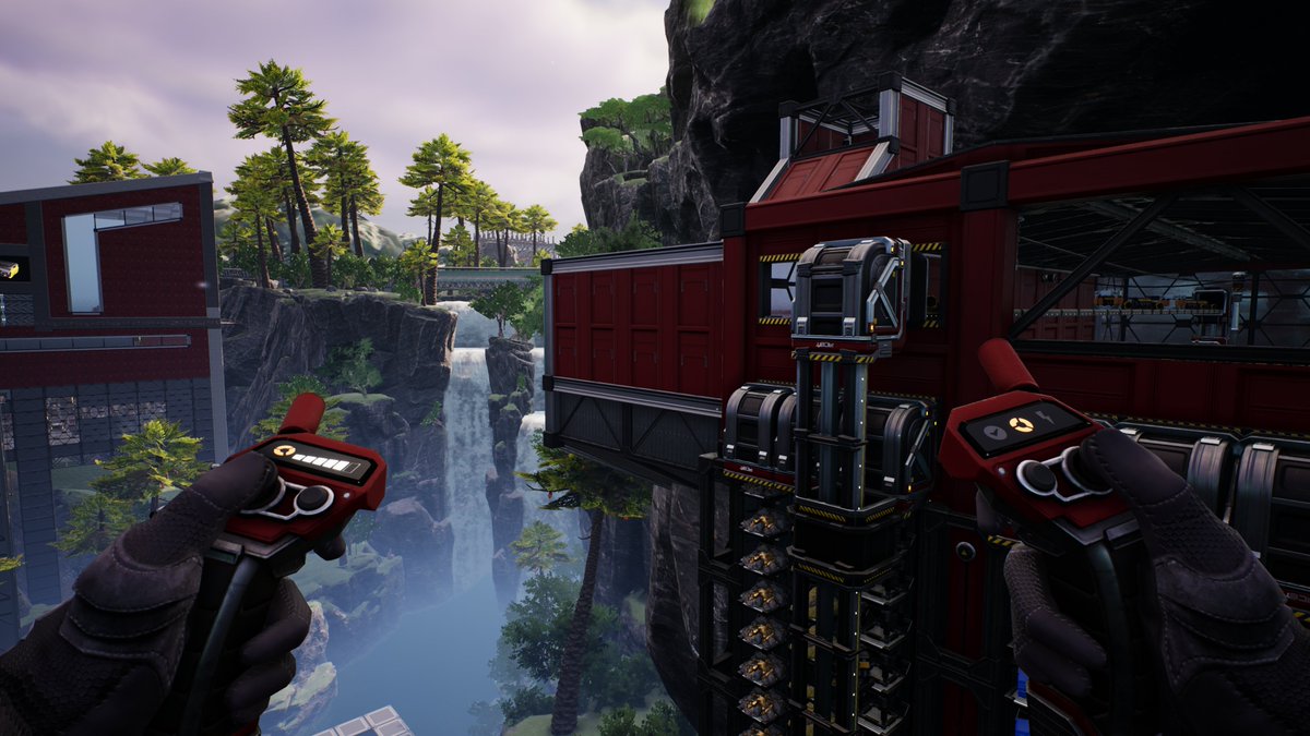 xSgt_Pepperx's tweet photo. LIVEEEE! 

The Friday Streammm! @ https://t.co/JMWoDVEuL9 

Factory Stuff! Trains, Blocks &amp; Signals! 

Then; 

First Looks at @ConSimGame !!! Thank you so much for the key guys <3 Really excited to play

Just been snapping some #satisfactoryscreenshots https://t.co/EoTI49tFax