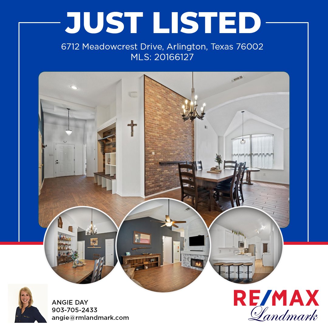 REMAX_Landmark's tweet photo. Definitely not your average home! Designer details make this home stand out from the rest with wood &amp; brick accent walls, decorative insets and unique trim on fireplaces. 
 
Call Angie Dayfor more info at 903-705-2433

#RemaxLandmark  #RealEstate #TexasRealEstate https://t.co/pKezowRx8U