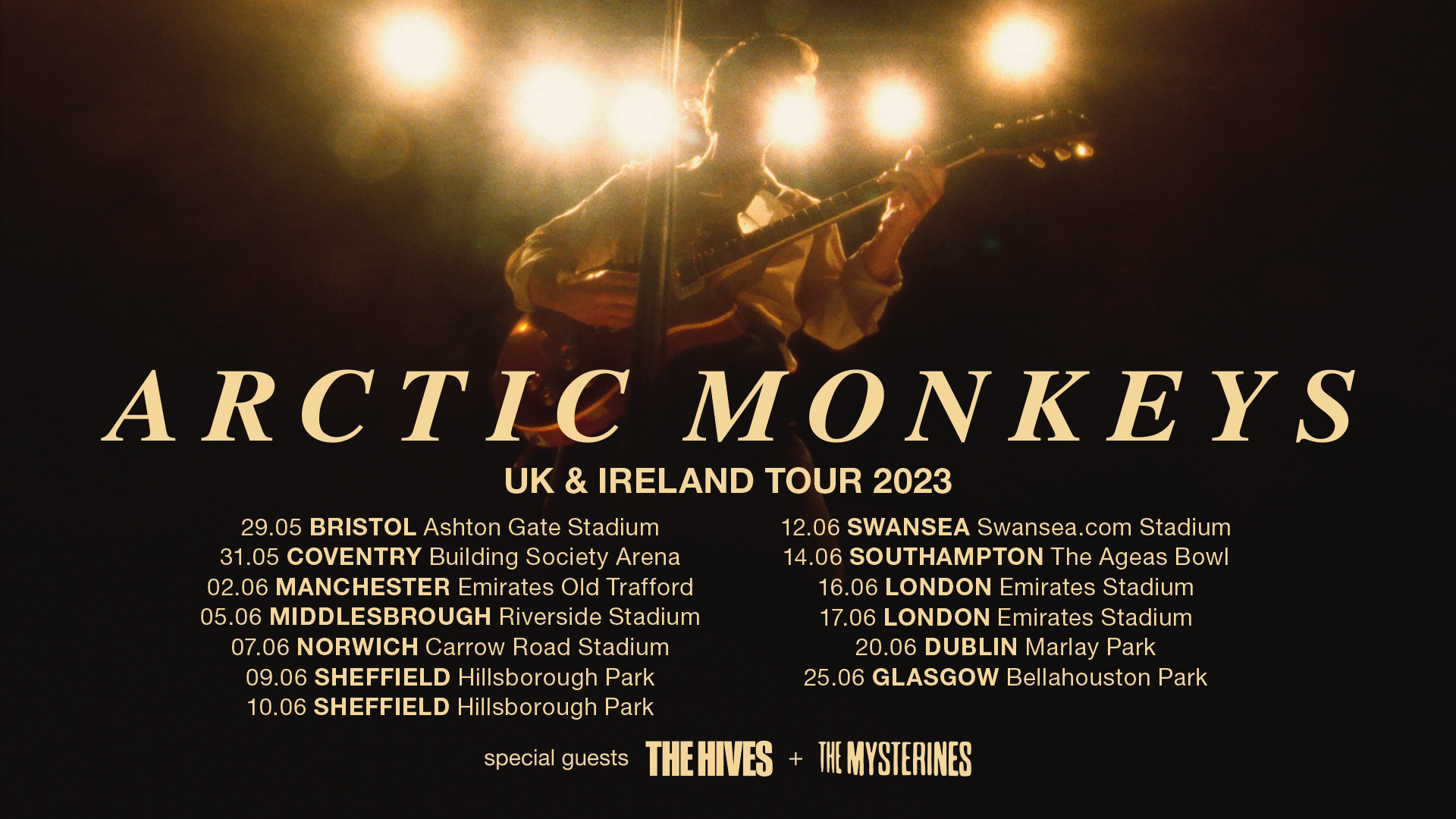 Arctic Monkeys Manchester 2023 Support