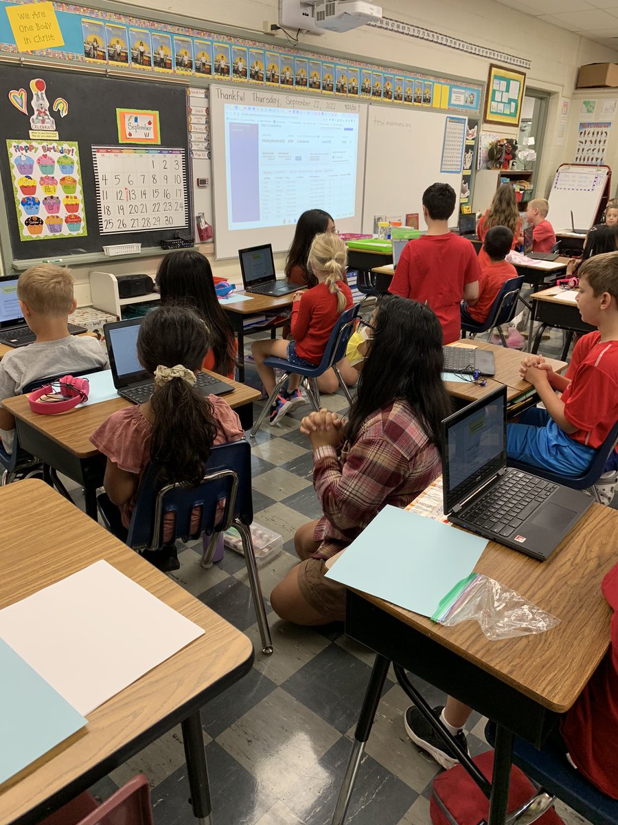 MrMillerSAS's tweet photo. 8th grade students helped our 2nd graders kick off their first ever MAP test by praying together, laughing together, and of course logging them in! @StAugustineElem https://t.co/sNNhrzW1xD