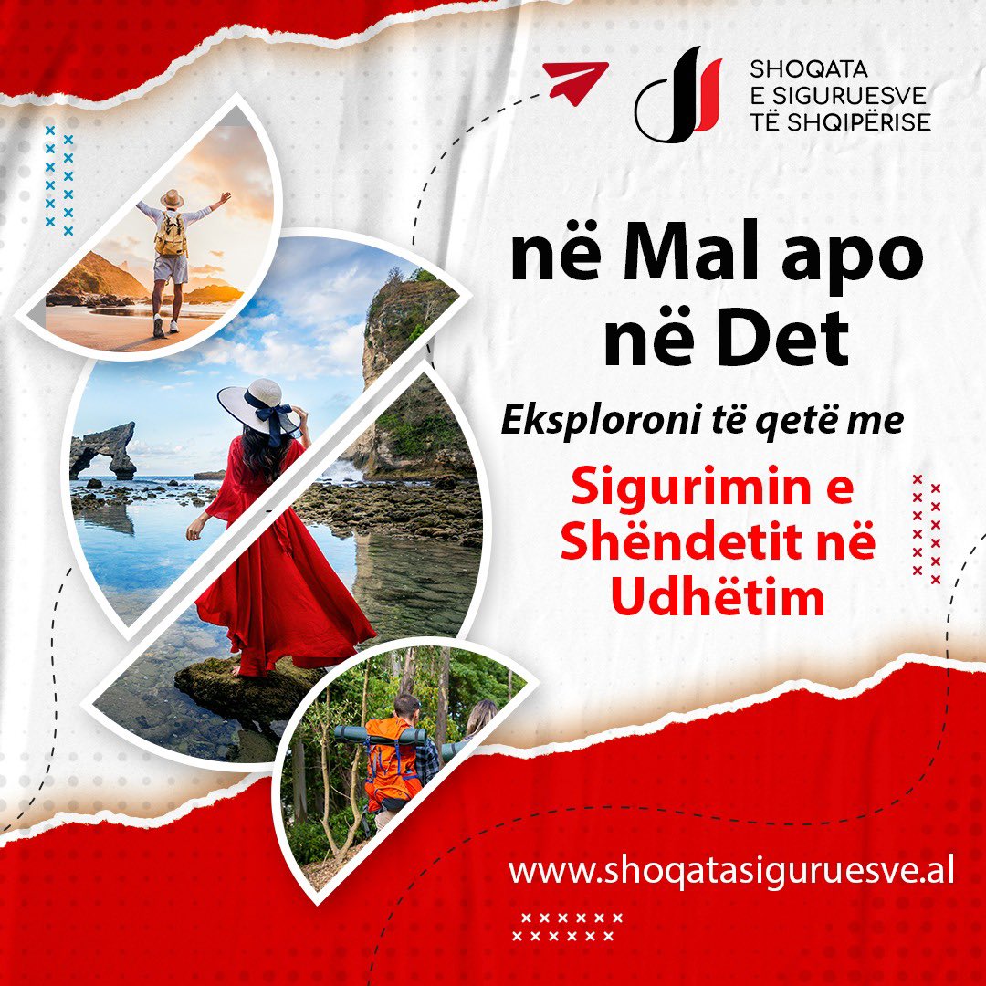 shoqata_te's tweet photo. në Mal🏔 apo në Det🌊
Eksploroni të qetë me Sigurimin e Shëndetit në Udhëtim

ÇFARË PËRFSHIN:

✅ Vizita mjekësore urgjente
✅ Shpenzimet për medikamentet mjekësore
✅ Trajtime spitalore urgjente
Riatdhesim

DËMET E MBULUARA

✅Sëmundje akute
✅ Aksidente
✅ Humbja e jetes https://t.co/a8tG2TVIdR