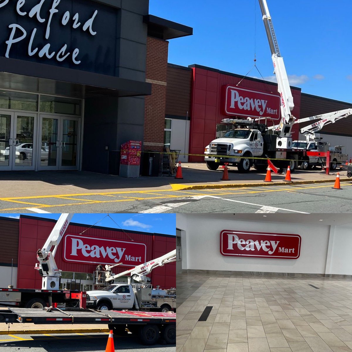 PeaveyMart's tweet photo. Our signs are up in Bedford, Nova Scotia. 

We can’t wait to open.

#OpeningSoon https://t.co/2Tdx9AqNZL