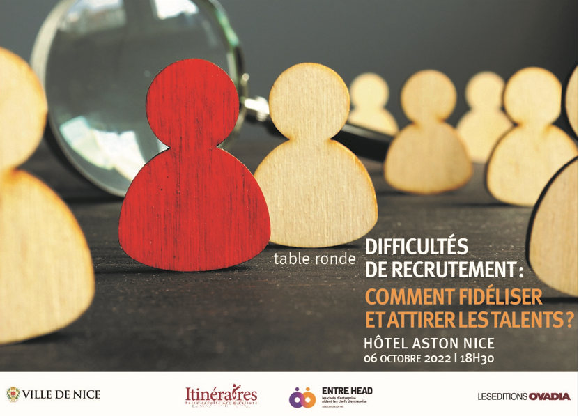 CCIcotedazur's tweet photo. ❔Chefs d'entreprises #TPE #PME vs rencontrez des difficultés de recrutement ❔Comment fidéliser &amp; attirer les talents❔Intervention @JCharles_Amoroz Responsable Pôle #RH qui accompagne les recrutements #RH, tous profils &amp; secteurs d'activités ! 
📅RDV 6/10-18h30📍@hotelastonNice https://t.co/xqKHbHiKI3
