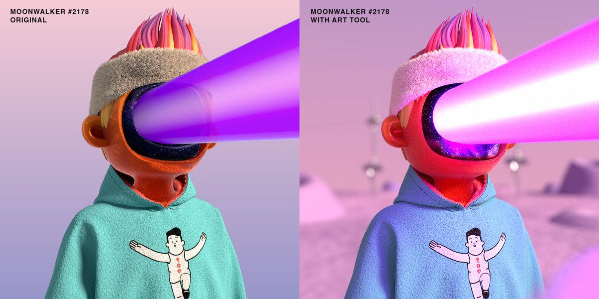 10/

More information will be released soon. For now here’s a side by side comparison of Moonwalker #2178 we're experimenting with. This will be exciting.