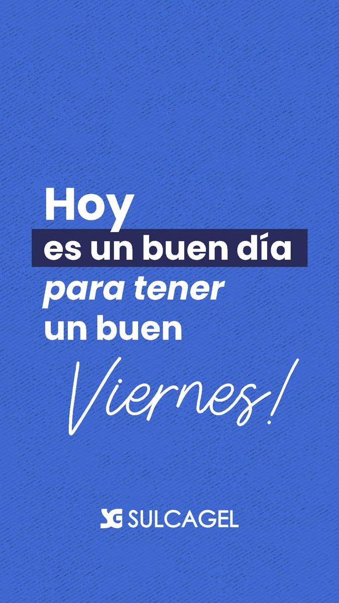 sulcagel's tweet photo. Feliz fin de semana!!! Dedicados a la Calidad...#Acuagel #Lubrix #Ecgel #FrioPak #Fixcell #Quantum https://t.co/SxYhNBiUV9