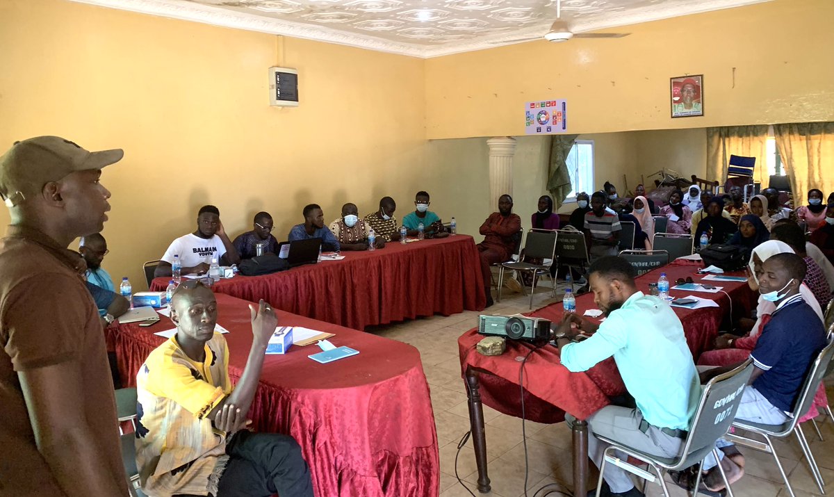ActivistaGambia's tweet photo. We are currently in #WCR on a training for 5️⃣0️⃣ #YouthActivists and #Leaders on #Media and #Information 

theme:Youth in Media: Creating an Informed Society. 

 Training Outline 
☑️#SocialMedia as an Advocacy tool
☑️Prevention of #CyberBullying
☑️ Responsible use of social media https://t.co/eqfDHMT3rb