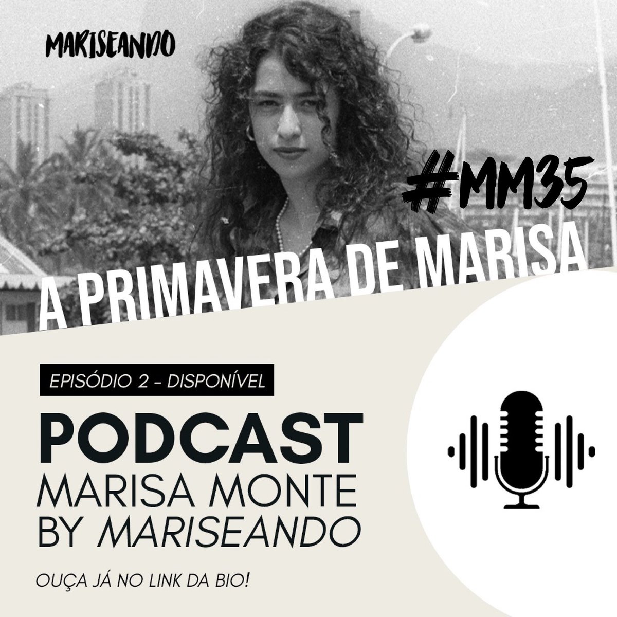 MariseandoBlog's tweet photo. Para finalizar o #MM35, nossa série de comemorativa em homenagem aos 35 anos da trajetória profissional de @marisamonte, está ar o novo episódio do nosso podcast Marisa Monte by Mariseando: “A Primavera de Marisa”
Clique no link e ouça agora! https://t.co/onccb7AxEV https://t.co/CySb3mZjmr