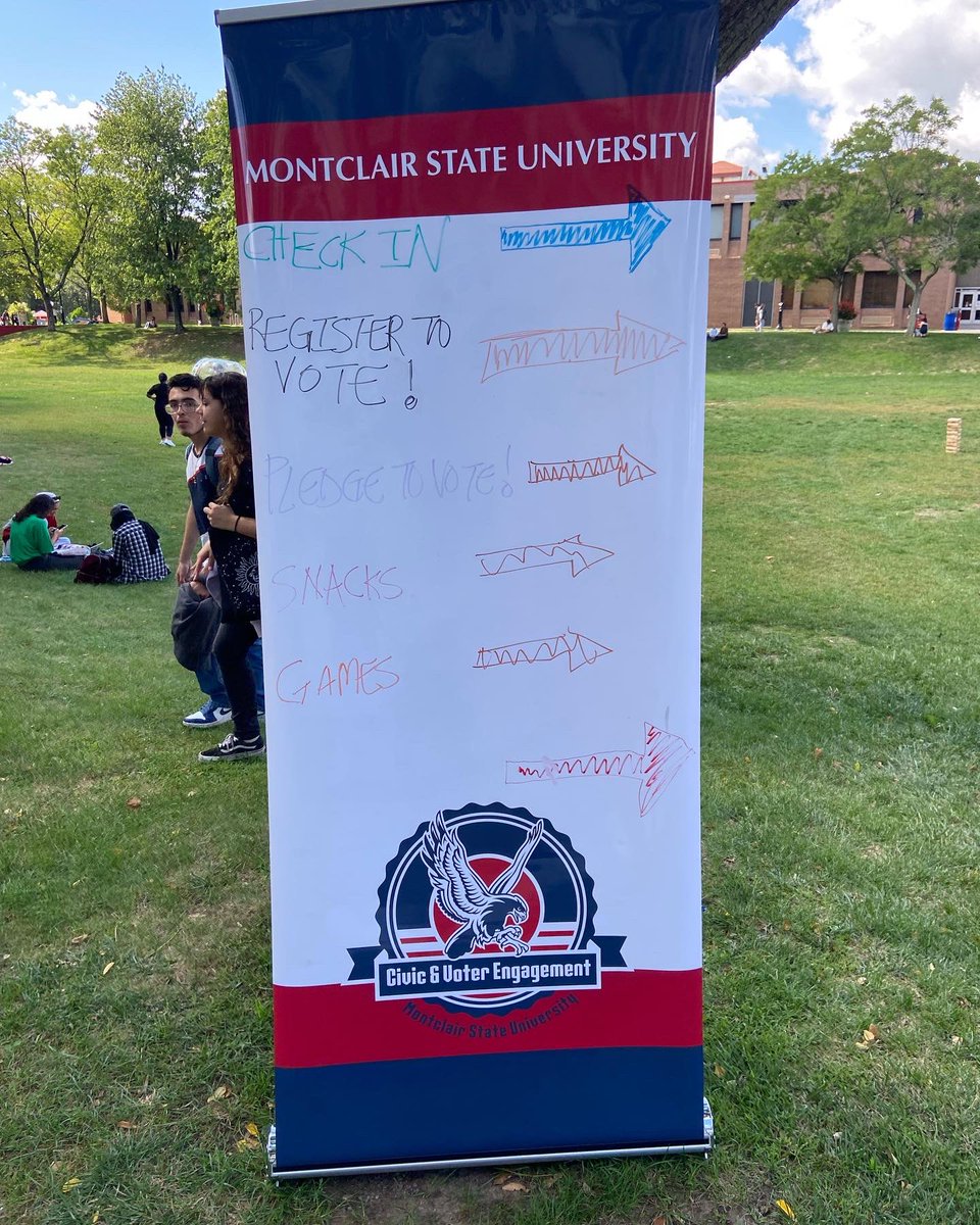 Montclair State U Civic & Voter Engagement tweet media