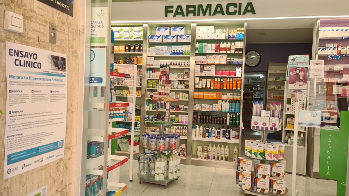 oxigenosport's tweet photo. Las Farmacias de #Valdepeñas se vuelcan con el Ensayo Clínico Corazón y Salud para mejorar la Hipertensión Arterial a través del Ejercicio Físico #Hipertensión #Salud
@sescamclm @UCAM_CAFD @UCAM @Isa_fitwoman @ngonzalezgalvez @drlozano68 @mariado_masia @juanraheredia @microcaya https://t.co/UpnaPj1VSk
