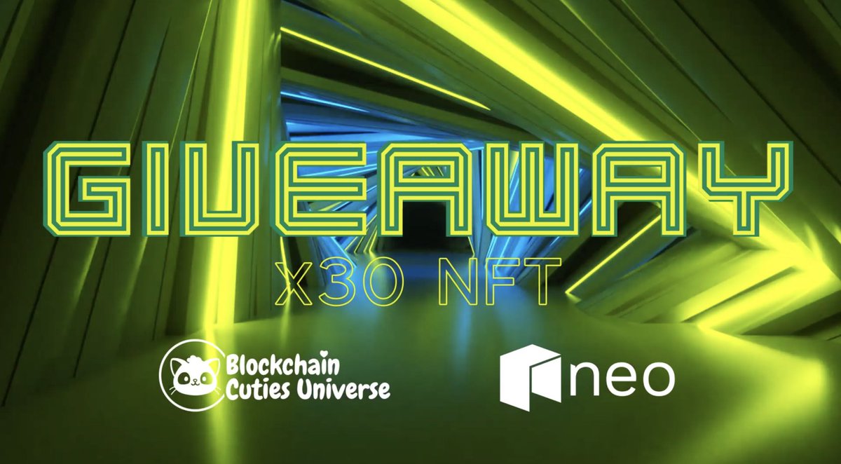 BlockchainCutie's tweet photo. #Neo Giveaway is ended😎
The total number of participants is 150, that's means every 5th will get a #NFT Cutie.

The results will be announced next week. Stay tuned ⚡️🤖 #P2EGame https://t.co/0yZt07nGyp