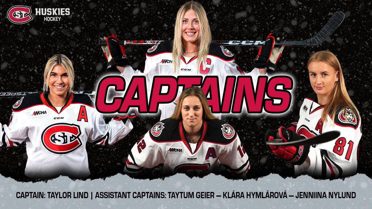 SCSUHuskies_WHK's tweet photo. These 4️⃣ will lead us into 2022-23!

🔗 https://t.co/YZTUtpIWAU

#HuskiesHockey 🏒 https://t.co/WpmYTGvY5M