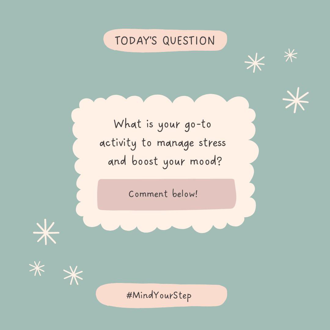 Mine is listening to some good music and cleaning! What’s your answer 🧸✨#MindYourStep