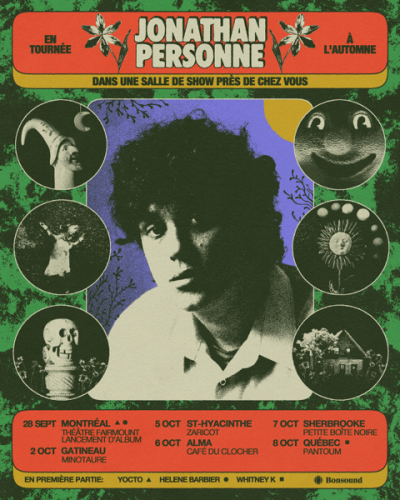Jonathan Personne lancera son nouvel album mercredi le 28 octobre au Théâtre Fairmount! Les billets sont en vente ici : ticketmaster.ca/event/31005CCF…