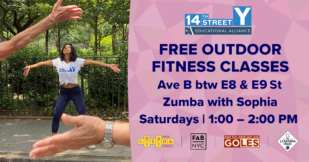 14th Street Y (@14streety) on Twitter photo 🕺🏽Only two more chances to join Fitness in the Streets! Don't miss Zumba tomorrow, Masala Bhangra and Heart and Soul Cardio Dance on 9/28 on the #14Y Rooftop 🍂💙 Don't forget to RSVP! bit.ly/3c5V7Ee
#zumba #MasalaBangra #WorkOut #EastVillage
<a href="/Loisaida_OSCC/">Loisaida Open Streets Community Coalition (LOSCC)</a> 🕺🏽Only two more chances to join Fitness in the Streets! Don't miss Zumba tomorrow, Masala Bhangra and Heart and Soul Cardio Dance on 9/28 on the #14Y Rooftop 🍂💙 Don't forget to RSVP! bit.ly/3c5V7Ee
#zumba #MasalaBangra #WorkOut #EastVillage
<a href="/Loisaida_OSCC/">Loisaida Open Streets Community Coalition (LOSCC)</a>