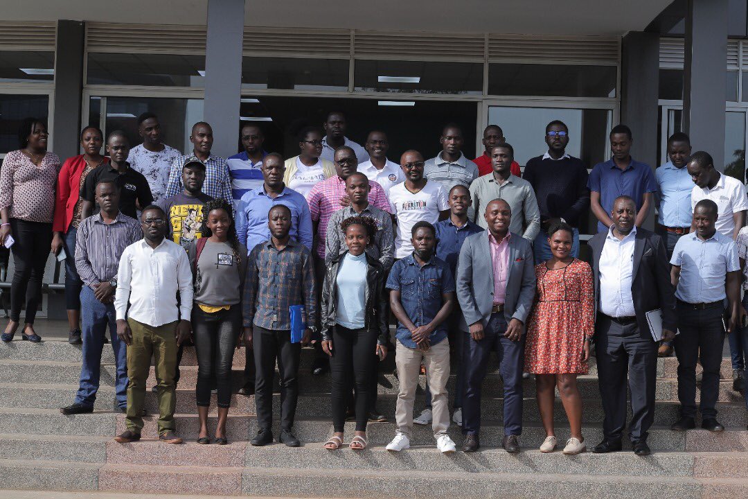 The 4 day @NITAUganda1 training for private sector companies on Digitalization and Integration on UGhub platform was officially closed off today by Principal @uictug,Dr. Fred Kitoogo on behalf of PS @MoICT_Ug, Dr. @azawedde at @InnovationHubUg. @NITAUgandaED