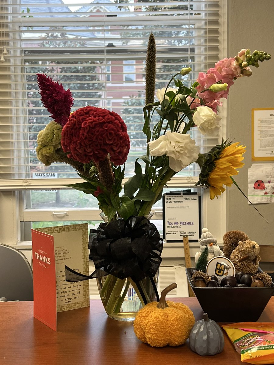 karensteger's tweet photo. Thank you, @mizRTDNA for the BEAUTIFUL flowers and card! You guys are the best!!! 💛🖤 https://t.co/C1qVoZJqNu
