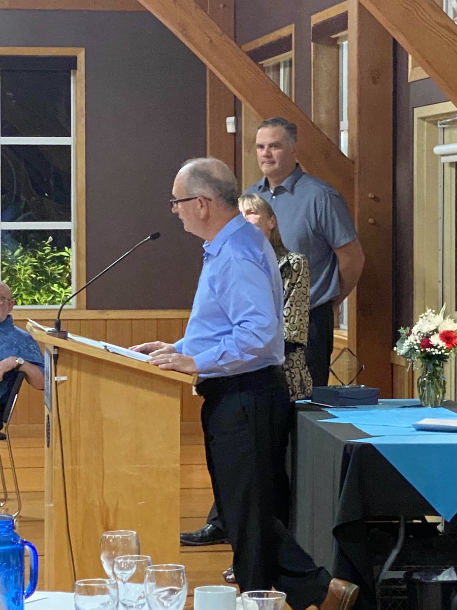 A wonderful send off into retirement for ⁦<a href="/CRSD72/">School District 72</a>⁩ staff last night. Humbled to hear each retiree’s meaningful stories of their contribution to the students and staff they served. #grateful
