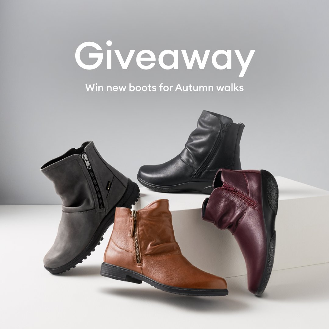 #WIN new boots for Autumn walks! To enter simply RT &amp; tag a friend. 

Ends 5th October 2022, one winner will be chosen. Open worldwide. All DM's and winner notifications will be sent from this account only. #win #competition #Giveaway