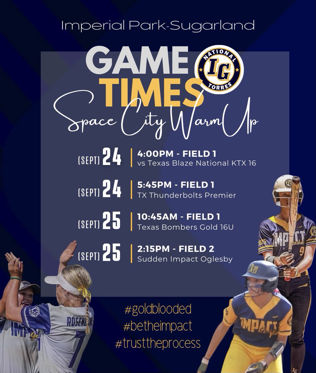 Let’s go IGT! Fall season starts NOW!