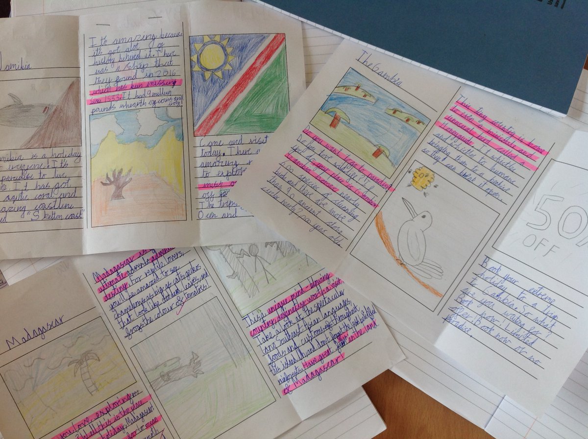 exton_mary's tweet photo. Year 5 has had a great first meeting with the youngest in the school and are now looking forward to their buddies assembly on Monday.
Year 5 has also completed the @HertsLearning unit all about Africa and produced some persuasive leaflets on a country of their choice. #MEYear5 https://t.co/88QXutBejT