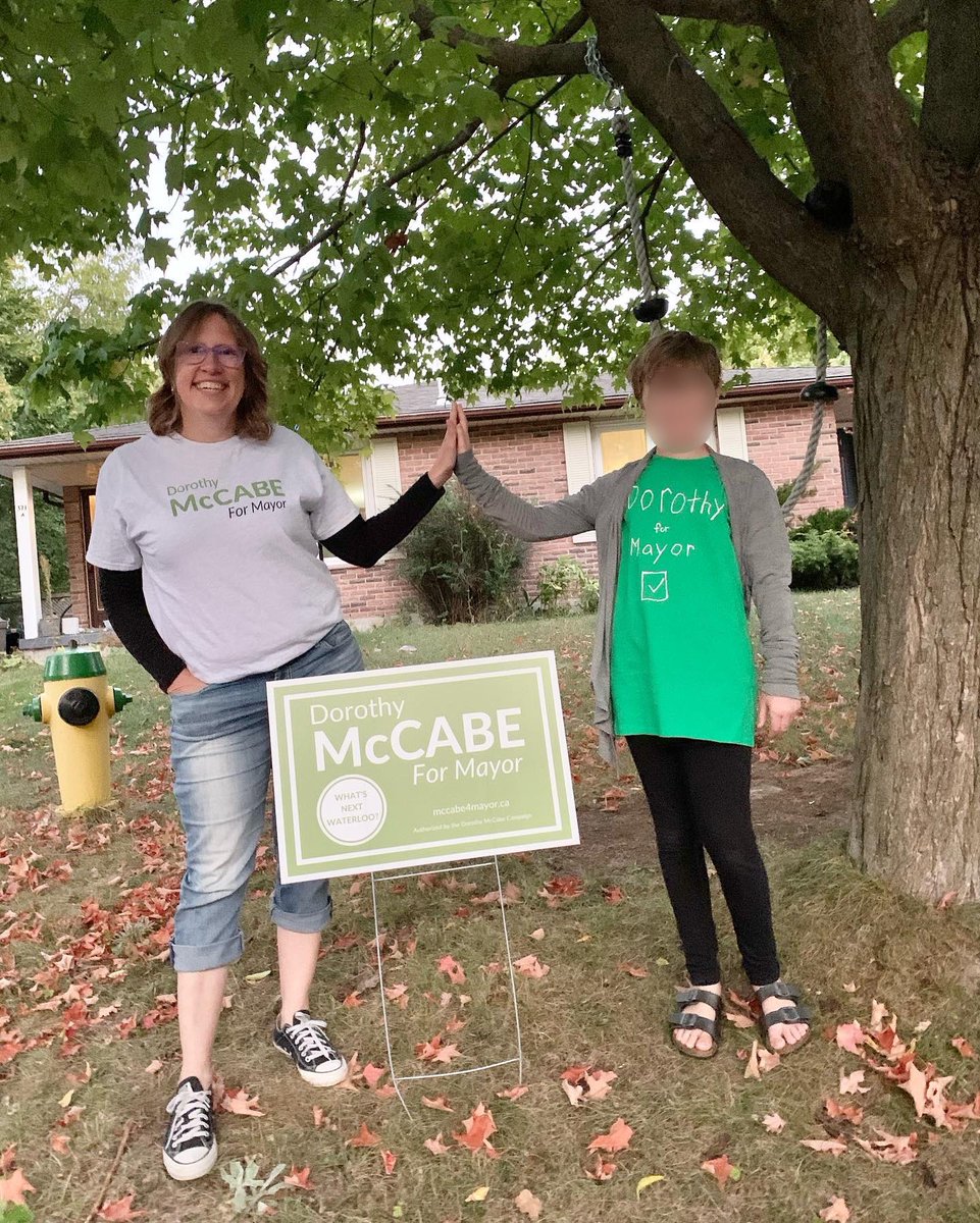 nicolekurtman's tweet photo. Municipal election 2022. Asena knew exactly which mayoral candidate she was going to support as soon as @DorothyMcCabe announced she was running. Making a “Team Dorothy” shirt with a check mark was her way of casting her vote. ✔️ This girl. 💚 https://t.co/WvXJiLtSDr