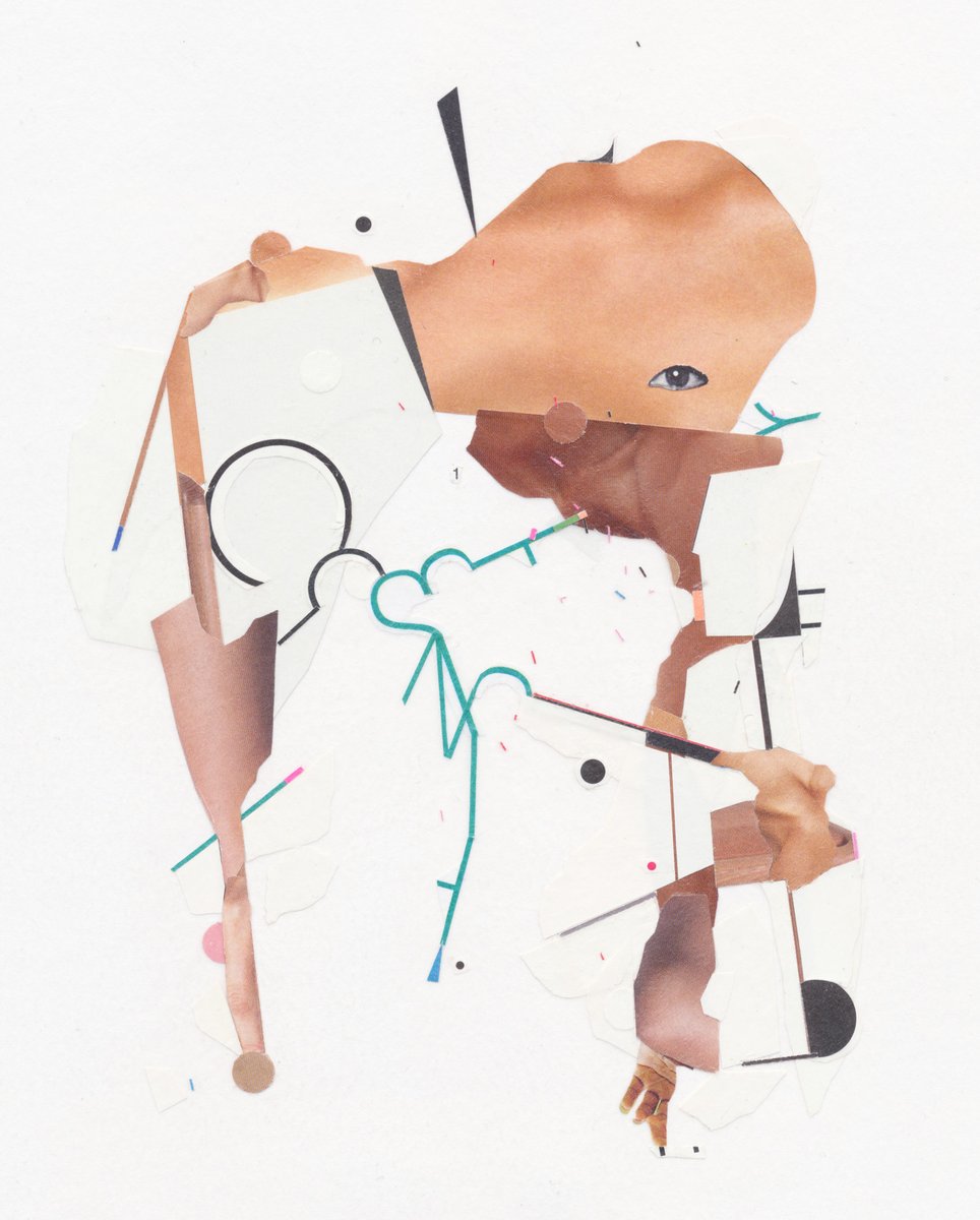 ashazero's tweet photo. @ashazero  " Assorted Bystander (  \  ) " Collage 15 x 21 cm 2022

" Together  " / 18 August  -  29 September 2022 / @TheAVAGallery  / Cape Town https://t.co/nWySfe1j78