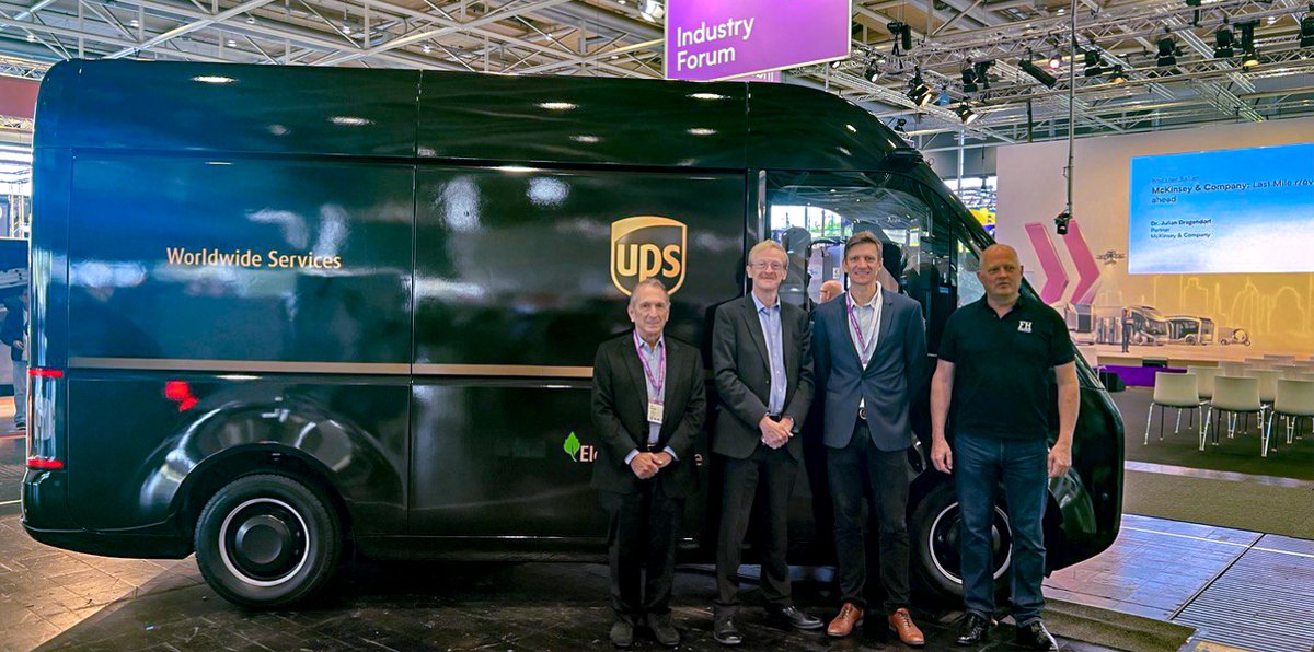 arrival's tweet image. This week, the Arrival Van made an appearance on the UPS stand at #IAA22 in Hannover. It was great to showcase the electric future of commercial vehicles as part of our ongoing partnership with @UPS.