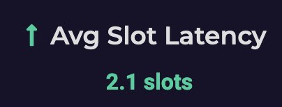 Brian Long | Devil's Advocate 🔱 (@brianlong) on Twitter photo NEW! Our "EKG for the heartbeat of Solana" got an upgrade -- we now track transaction slot latency on The Ping Thing. Slot latency is the number of slots from when a TX is sent to when it lands. #Solana #Defi #MEV <a href="/ValidatorsApp/">validators.app ☀️</a> validators.app/ping-thing NEW! Our "EKG for the heartbeat of Solana" got an upgrade -- we now track transaction slot latency on The Ping Thing. Slot latency is the number of slots from when a TX is sent to when it lands. #Solana #Defi #MEV <a href="/ValidatorsApp/">validators.app ☀️</a> validators.app/ping-thing