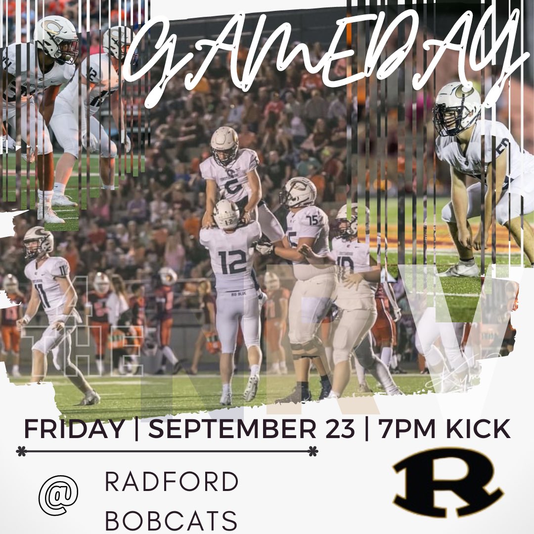 demons1football's tweet photo. See you tonight!

Battle of the unbeaten!

WSLS Channel 10 Game Of The Week ☑️

NFHS Game Of The Week ☑️

Go Big Blue! https://t.co/uhGfpXb3Pe