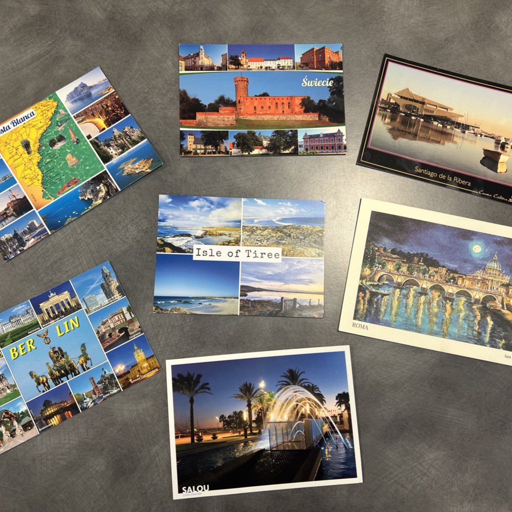Thank you to all my wonderful pupils who remembered to bring back a postcard from their holidays. Great to see so many places being explored! 🌎✈️